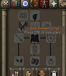 Showcasing ItemStats Hover widget in Equipment tab.